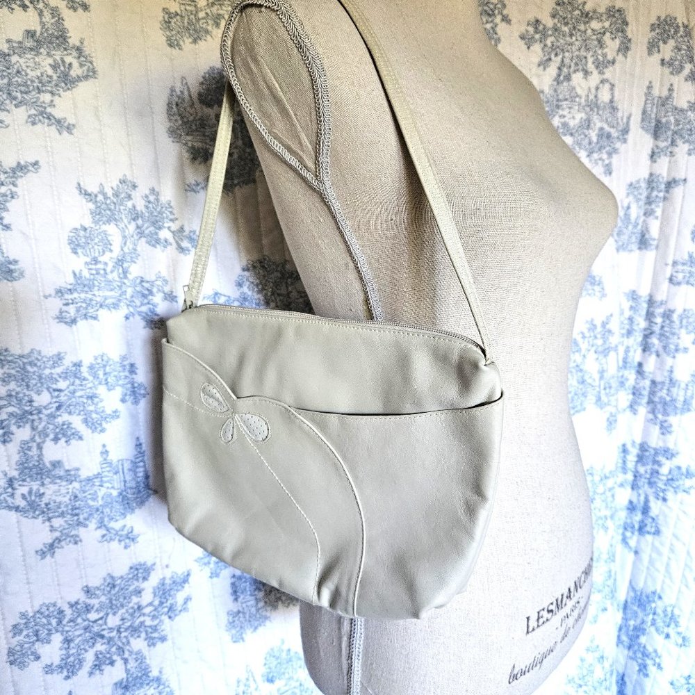 Vintage 1980s Grey Handbag
